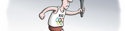 Clay Bennett vtipy č.3883 - Rio 2016