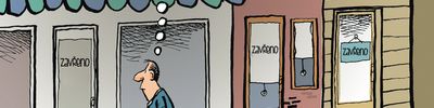 Jeff Stahler vtipy č. - Vyhlášení stavu nouze v ČR