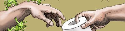 Marian Kamensky vtipy č.7928 - Boj o toaletní papír