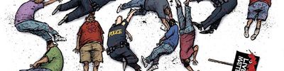Nate Beeler vtipy č.3717 - Střelba v USA