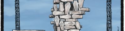 Nick Anderson vtipy č.9480 - Přístup Trumpa během koronaviru