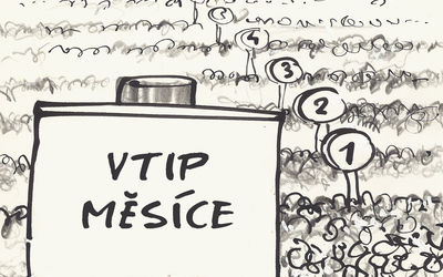 Úpně nová soutěž pro kreslíře: Vtip měsíce