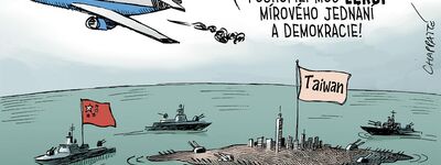 Chappatte vtipy č.49313 - Zahraniční politika 2022