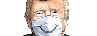 Clay Bennett vtipy č.7864 - Přístup Trumpa během koronaviru