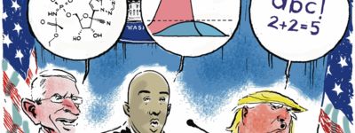 Jack Ohman vtipy č. - Přístup Trumpa během koronaviru