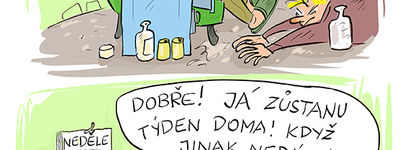 Jan Tatarka vtipy č.12885 - Karanténa / lockdown v boji s Koronavirem