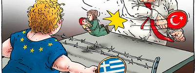 Joep Bertrams vtipy č.7881 - Řecká uprchlická krize