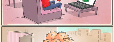 Mahnaz Yazdani vtipy č.8630 - Koronavirus