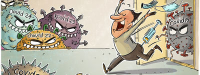 Mahnaz Yazdani vtipy č.26880 - Očkování proti koronaviru