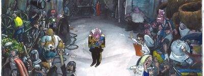 Martin Rowson vtipy č.54837 - Smrt Královny Alžběty II.