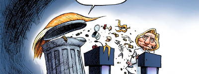 Nate Beeler vtipy č.4159 - Americké volby 2016