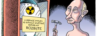 Rob Rogers vtipy č.55825 - Ruská invaze na Ukrajinu