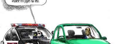 Steve Benson vtipy č.3676 - Střelba v USA