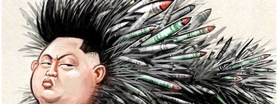 Steve Sack vtipy č. - Vypuštění mezikontinentální rakety Severní Koreou