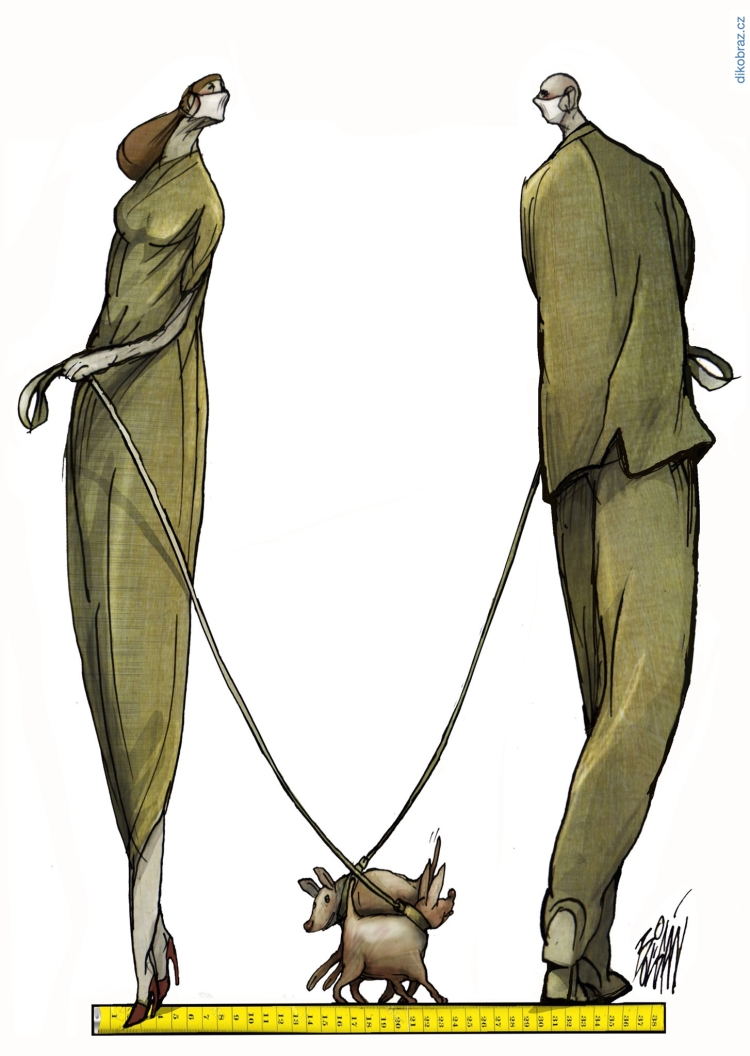 Angel Boligan vtipy č.8487 - Koronavirus