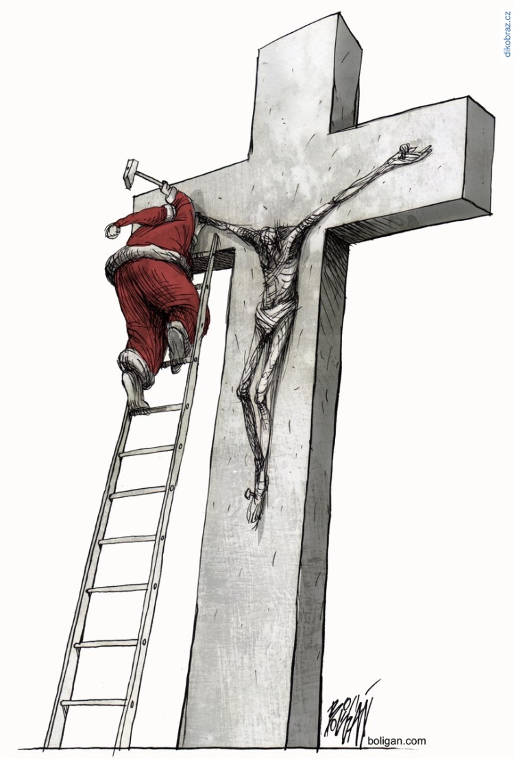 Angel Boligan vtipy č.4366 - Vánoce 2016