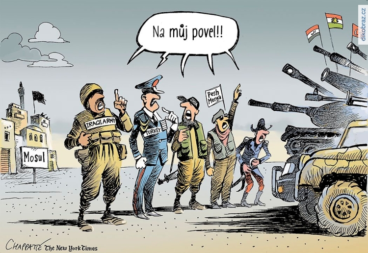 Chappatte č. - Válka proti Islámskému státu