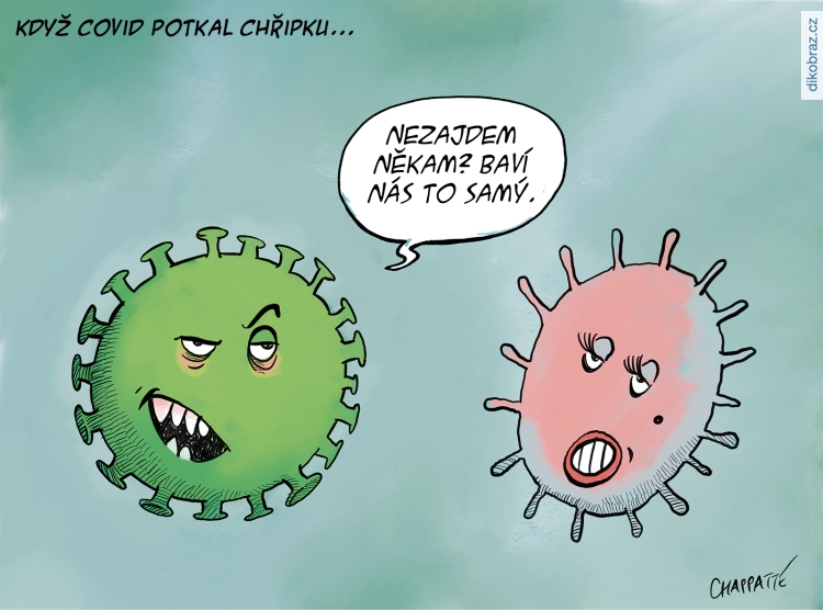 Chappatte vtipy č.16364 - Koronavirus