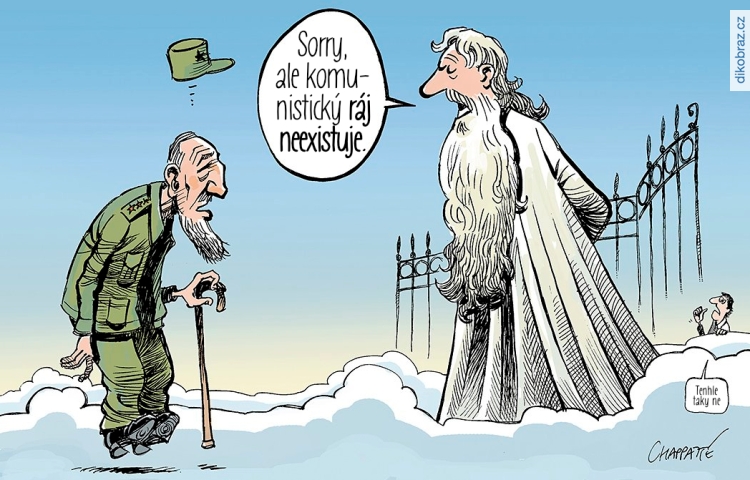 Chappatte č. - Fidel Castro