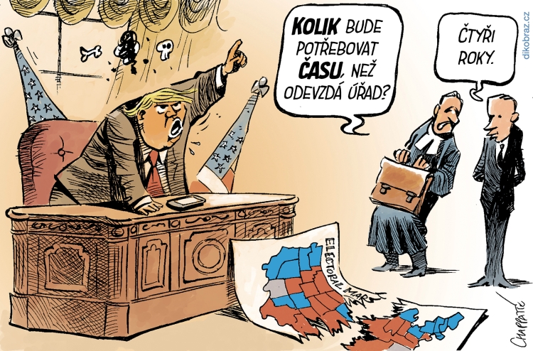 Chappatte vtipy č.24286 - Americké volby 2020