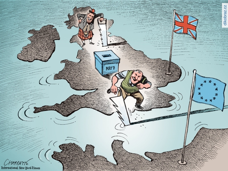 Chappatte vtipy č.3552 - Brexit