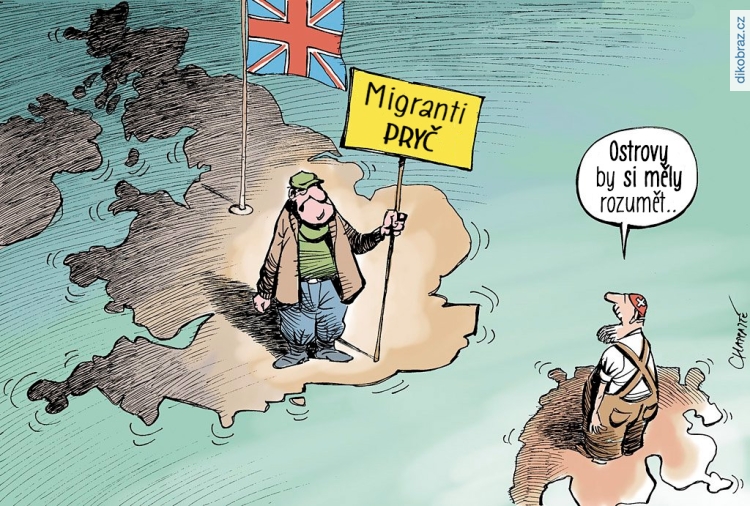 Chappatte vtipy č.3571 - Brexit