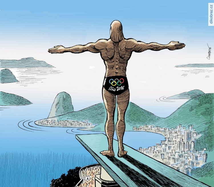 Chappatte vtipy č.3882 - Rio 2016
