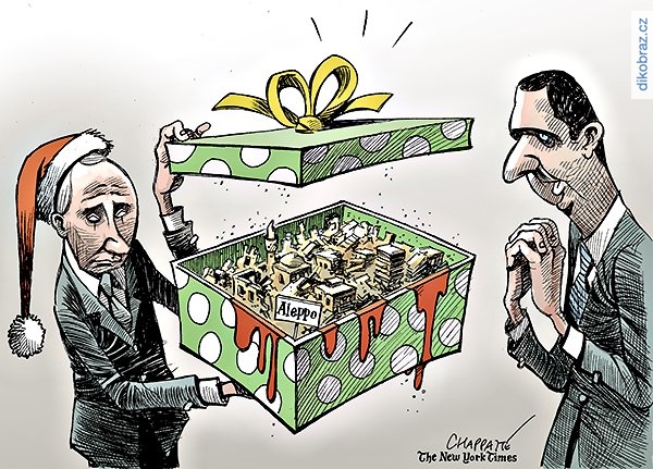 Chappatte vtipy č.4334 - Válka proti Islámskému státu