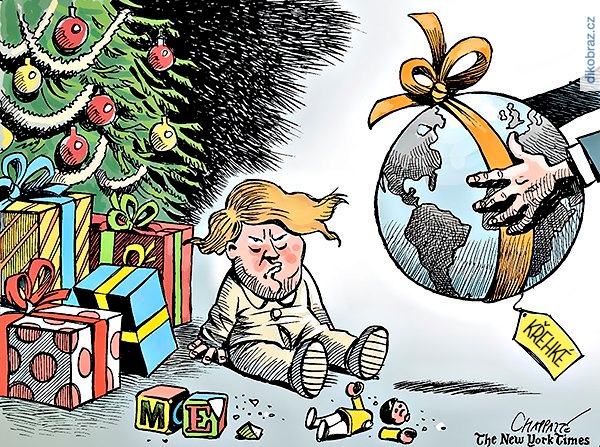 Chappatte č. - Trump Prezidentem USA