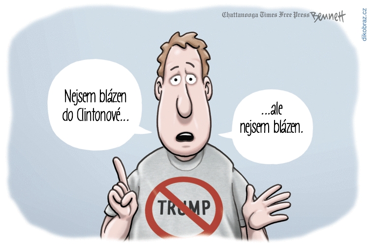 Clay Bennett č.3821 - Americké volby 2016