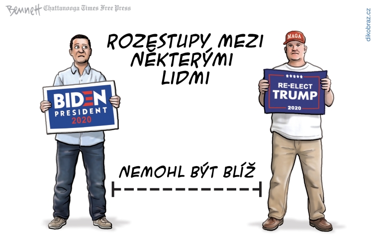 Clay Bennett vtipy č.12390 - Americké volby 2020