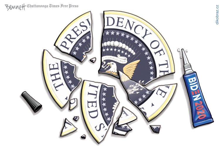 Clay Bennett vtipy č.19227 - Americké volby 2020