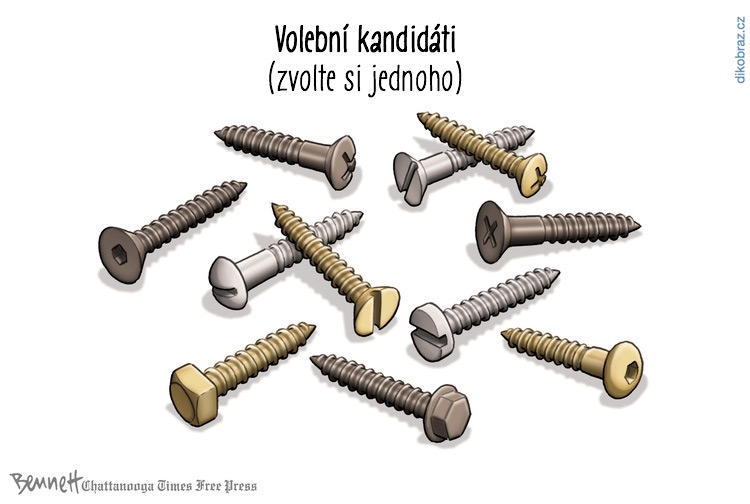 Clay Bennett vtipy č.3633 - Americké volby 2016