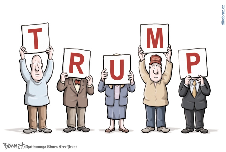 Clay Bennett vtipy č.3639 - Americké volby 2016