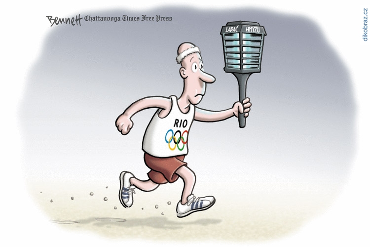 Clay Bennett vtipy č.3883 - Rio 2016