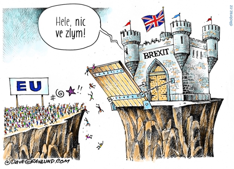 Dave Granlund vtipy č.3614 - Brexit