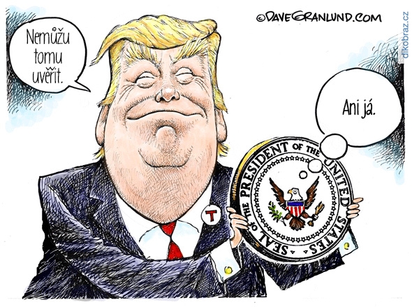 Dave Granlund vtipy č.4678 - Trump Prezidentem USA