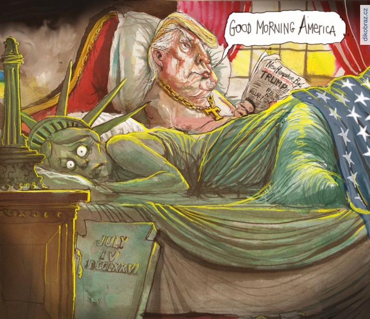 David Rowe č.4215 - Trump Prezidentem USA