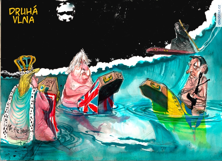 David Rowe vtipy č.9310 - Druhá vlna Koronaviru