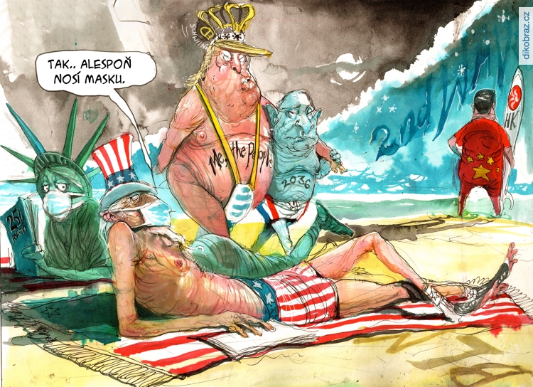 David Rowe vtipy č.9330 - Druhá vlna Koronaviru