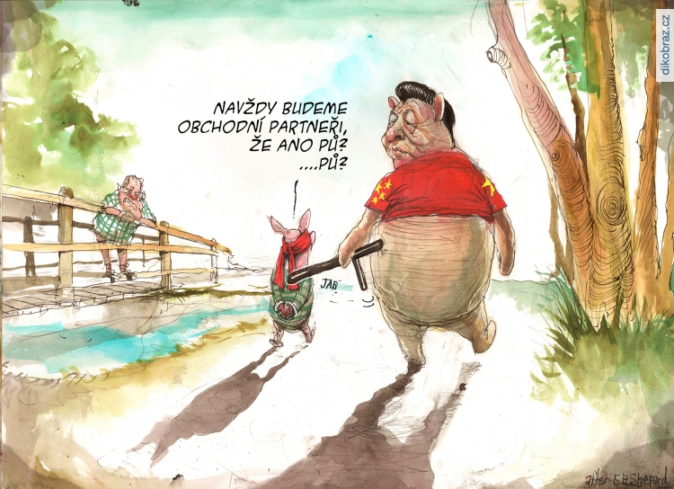 David Rowe vtipy č.10493 - Obchodní válka s Čínou