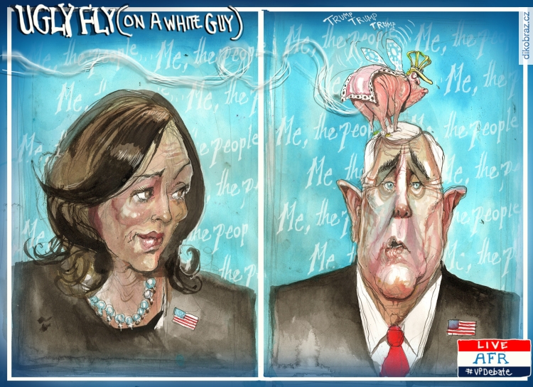 David Rowe vtipy č.15777 - Americké volby 2020