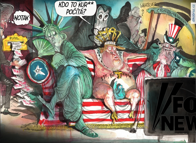 David Rowe vtipy č.20091 - Americké volby 2020