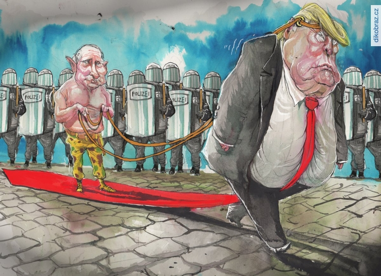 David Rowe vtipy č.5661 - Trumpova ruská krize