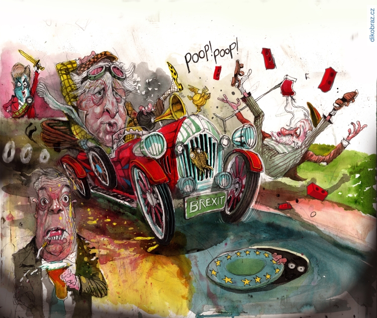 David Rowe vtipy č.7451 - Boris Johnson vyhrál volby