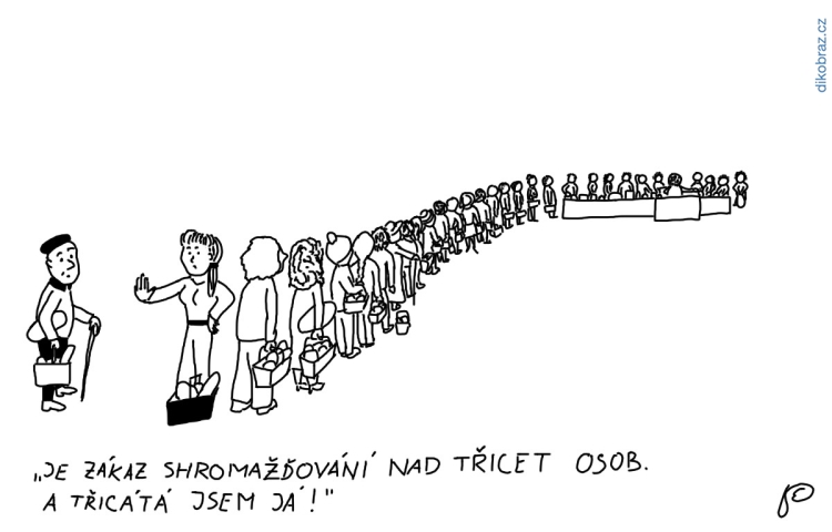 Eva P. Nadrobeno vtipy č.8088 - Vyhlášení stavu nouze v ČR