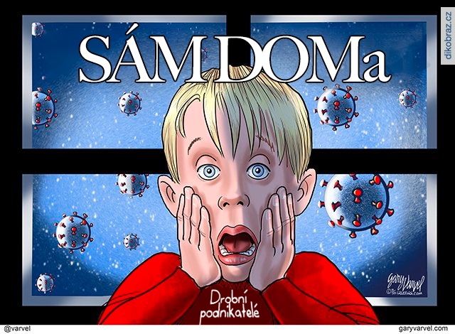 Gary Varvel vtipy č.8125 - Karanténa v boji s Koronavirem