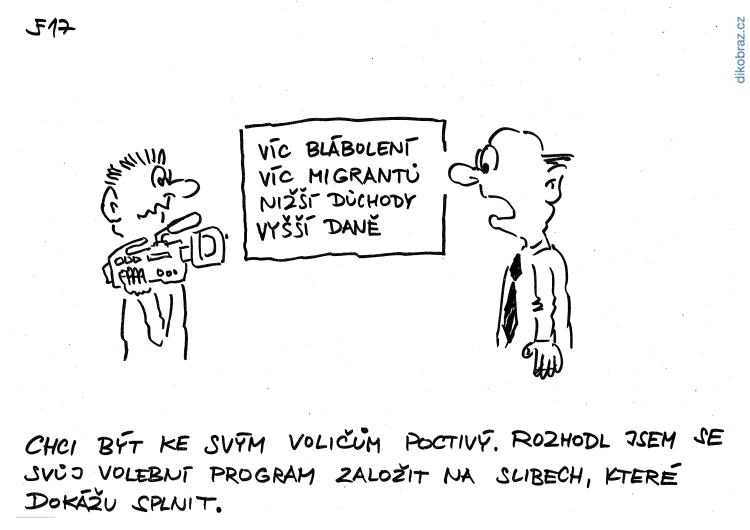 Jan Felger vtipy č. - Prezidentské volby 2018