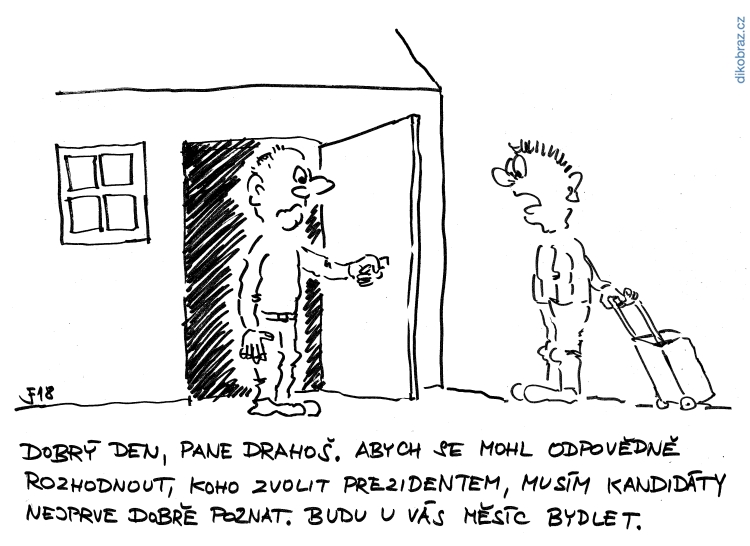 Jan Felger vtipy č. - Prezidentské volby 2018
