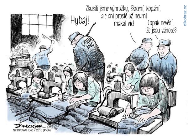 Jeff Danziger vtipy č.4345 - Vánoce 2016